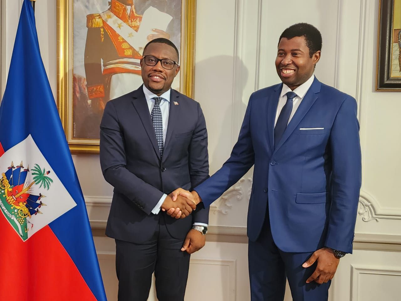 Rencontre du Recteur de l'UEH avec l'Ambassadeur d'Haïti en France